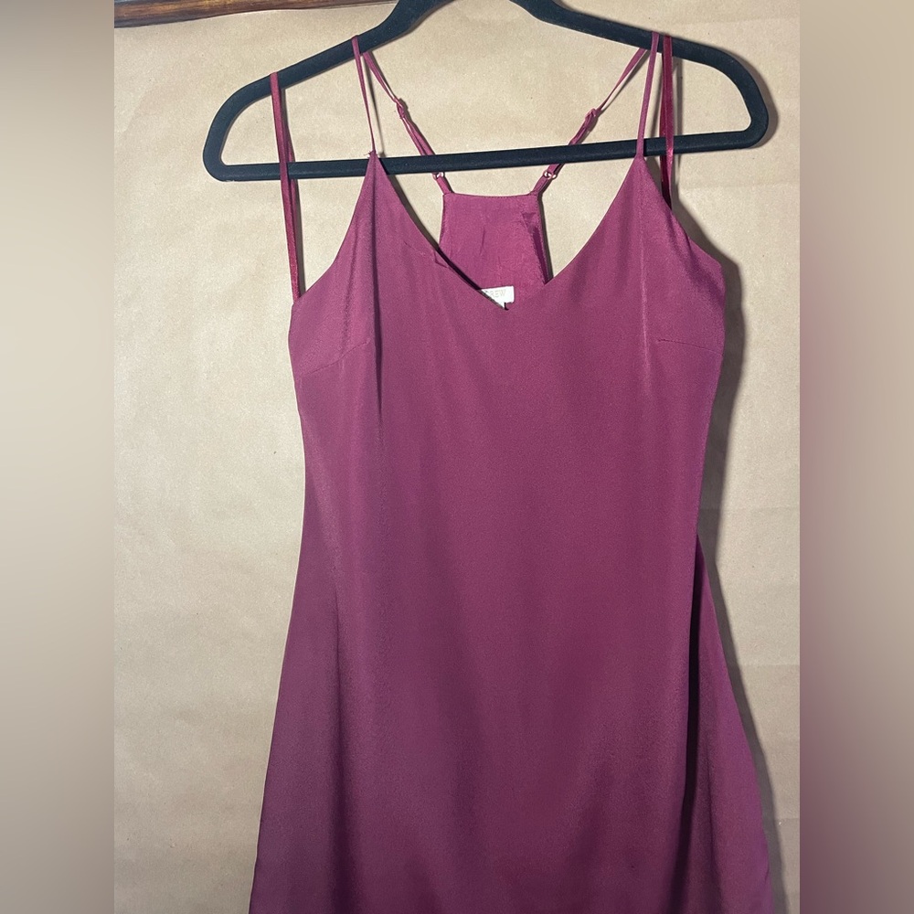 Dress size 2 purple J.Crew, spaghetti strap, zipper side, lining